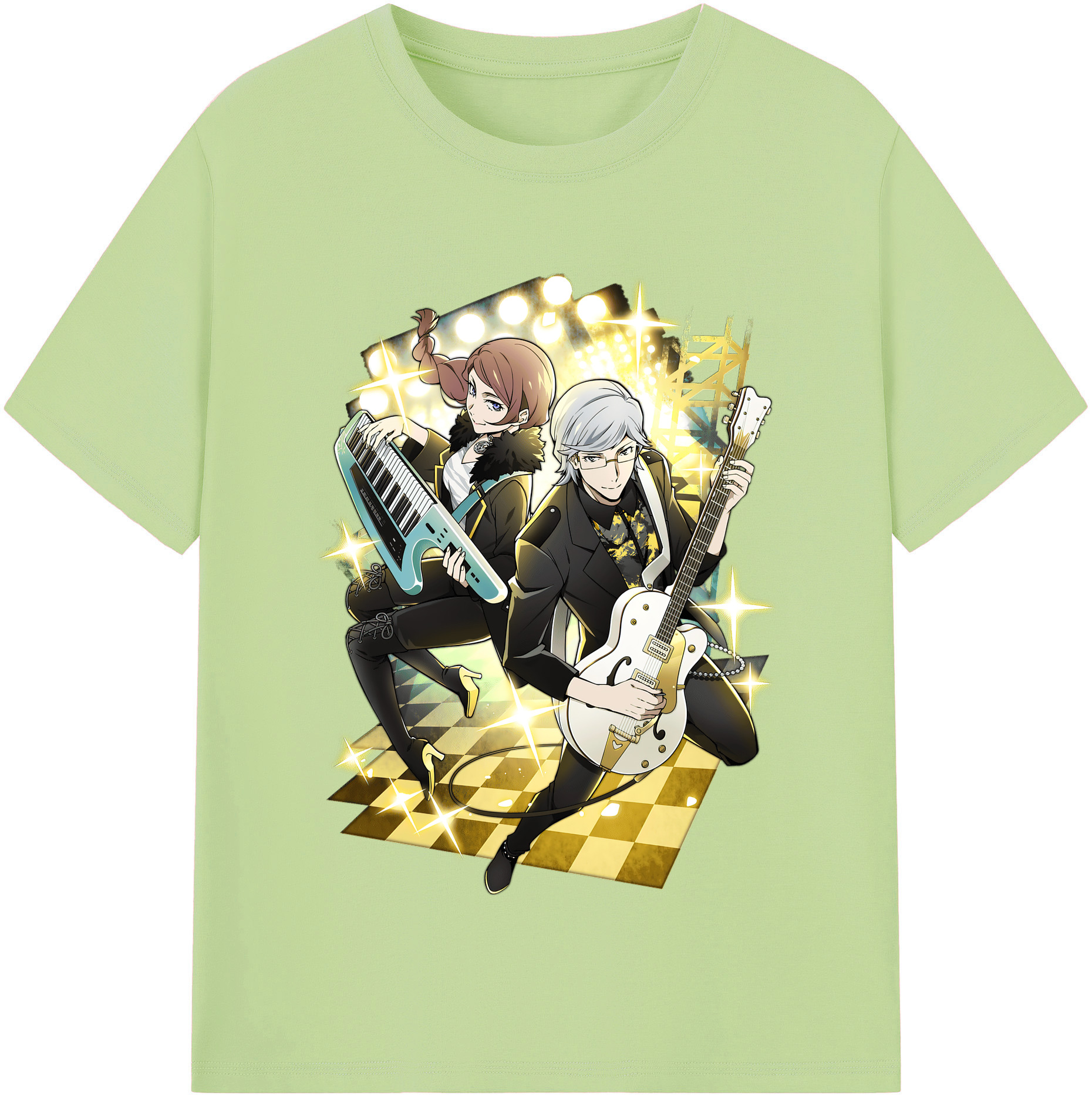 （画像用） 文豪ストレイドッグス Bungo Stray Dogs 綿100％半袖Tシャツ（フロントプリント）